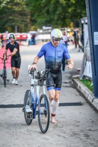 Ironman 70.3 Croatia - transition to bike