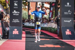 Ironman 70.3 Croatia - crossing the finish line