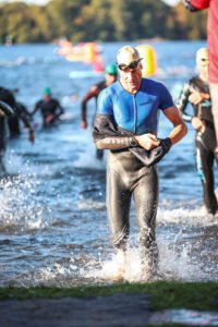 Ironman 70.3 Erkner - swim exit