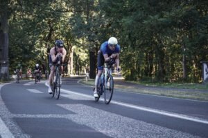 Ironman 70.3 Erkner - bike ride overtaking