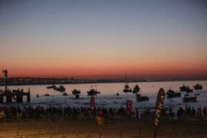 Ironman 70.3 Cascais 2025 - Swim warmup