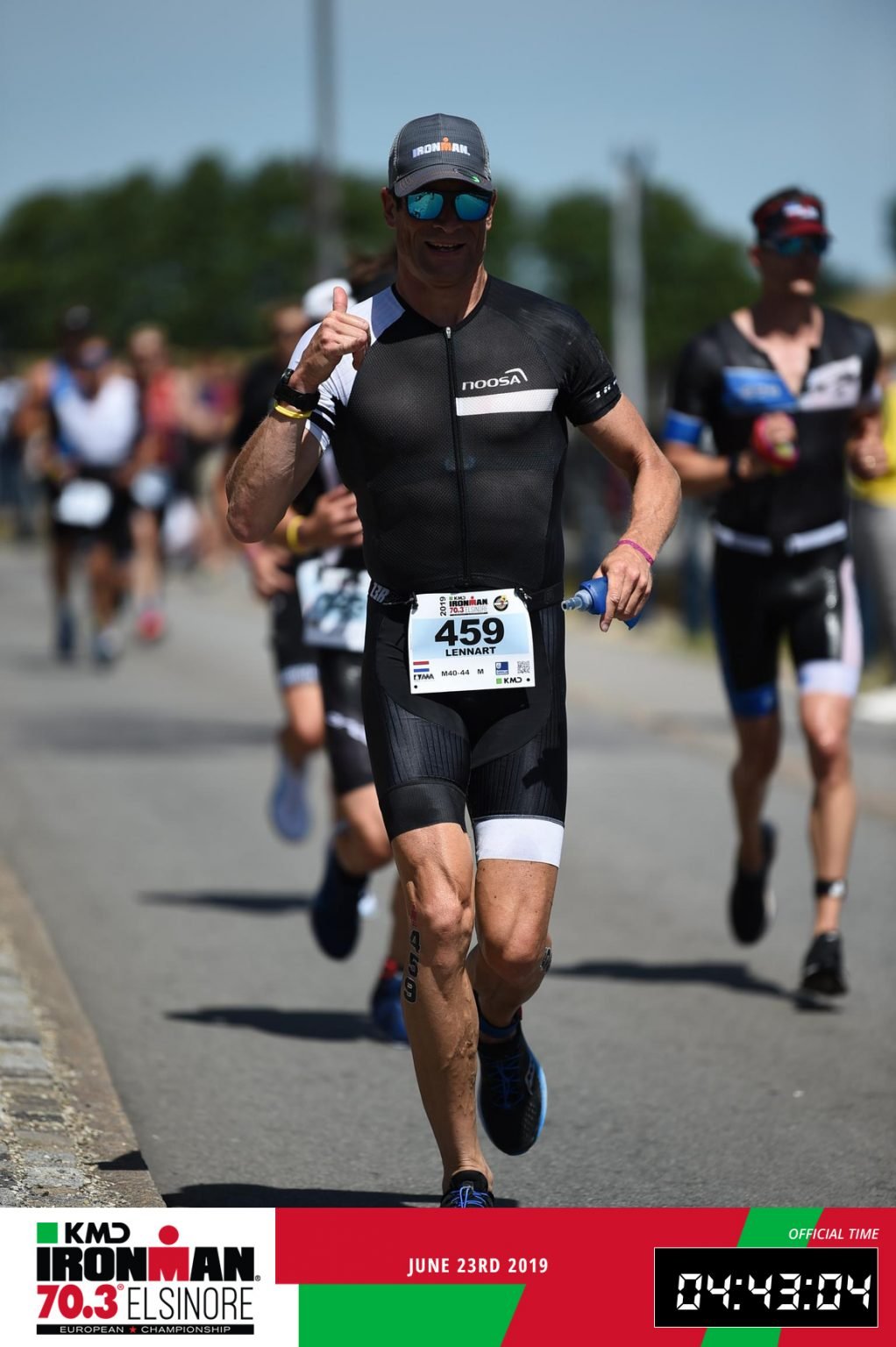 Ironman 70.3 Elsinore Denmark 2019 on the run track Iron Len