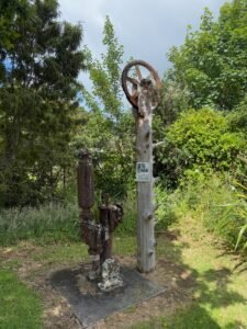 Old Prospect Pump at Whangamomona New Zealand